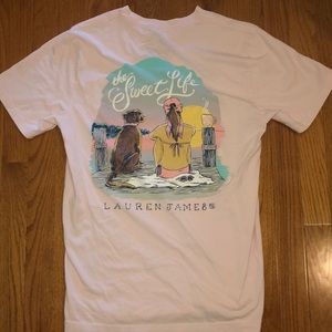 Lauren James Baby Pink T Shirt